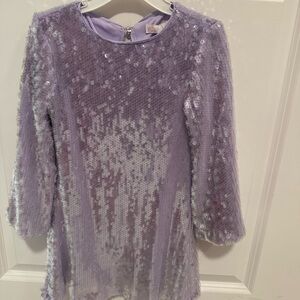 GB girls Lavender Sequin Dress